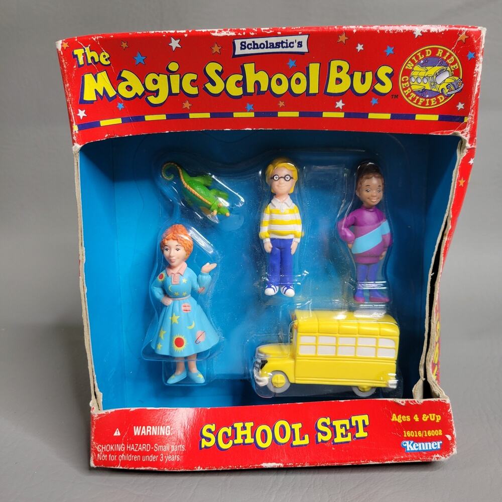 NEW Scholastics The Magic School Bus School Set Kenner 1995 Sealed READ